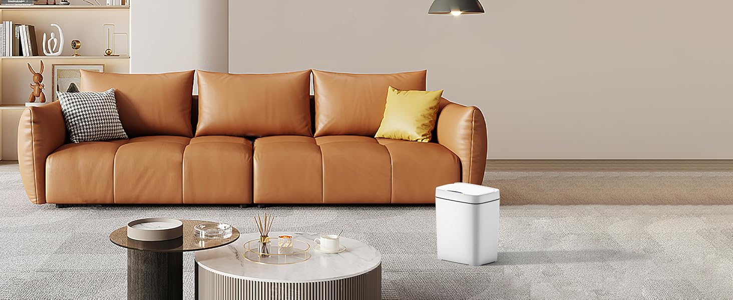 kitchen trash can with lid