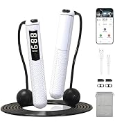 SaintCos Cordless Gravity Jump Rope, Smart Jump Rope with Counter for Gym, Fat Burning &amp; Calorie ...