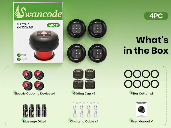 electric cupping kit