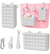 FFpaw 5Pcs Phone Holder &amp; Sunglasses Set Accessories for Bogg Bag, Silicone Bogg Bag Organizer In...