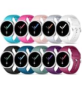 DaQin 10 Pack Bands Compatible with Samsung Galaxy Watch 8 Band 40mm 44mm/Galaxy Watch 8 Classic ...
