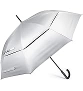 G4Free UPF 50+ 52 Inch UV Protection Umbrella, Automatic Open Hook Handle J Stick Golf Umbrellas ...
