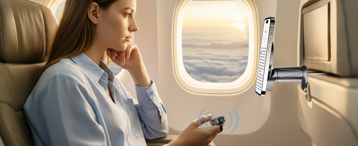 Airplane Phone Holder with Page Turner