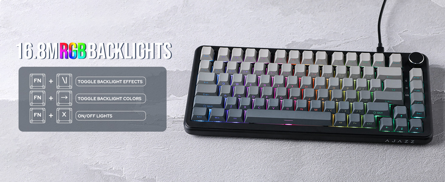 AK820 MAX HE Wired Gradient Grey