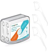 Dental Floss Picks Dispenser Fast Replenishment Refill Box-200 Count Dental Flossers- Replenish i...