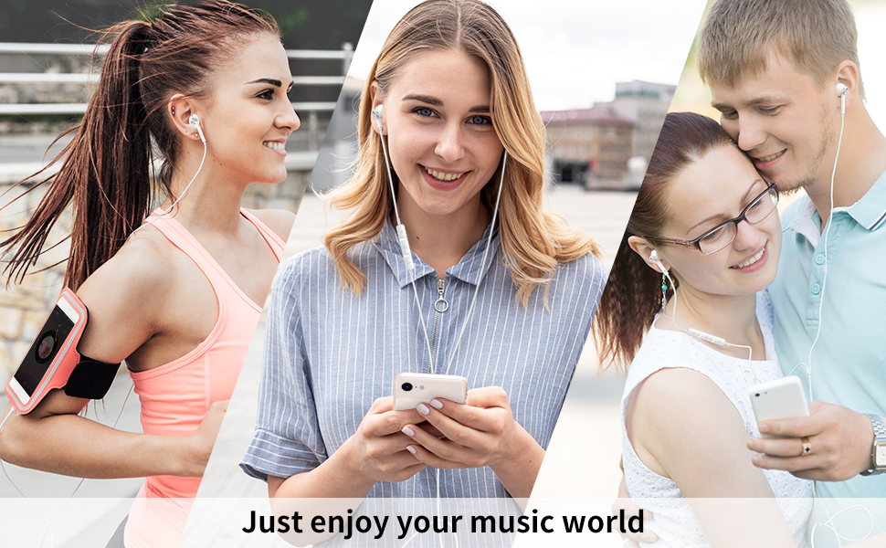 Wired Earbuds Earphones with Microphone for iPhone