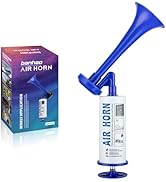 Air Horn for Safety, Loud HandHeld Air Horn for Boats Events Camping Reusable, Sports Pump Horn L...