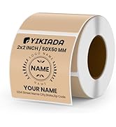 Colorful Thermal Labels 2 × 2 Inch