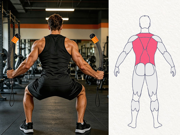 Adjustable Weighted Ropeless Battle Ropes