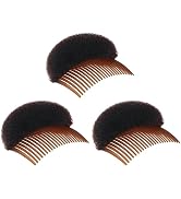 3Pcs Hair Styling Accessories Set, Foam Bun Maker Inserts, Volume Up Pads, Braid Tool Clips, Barr...