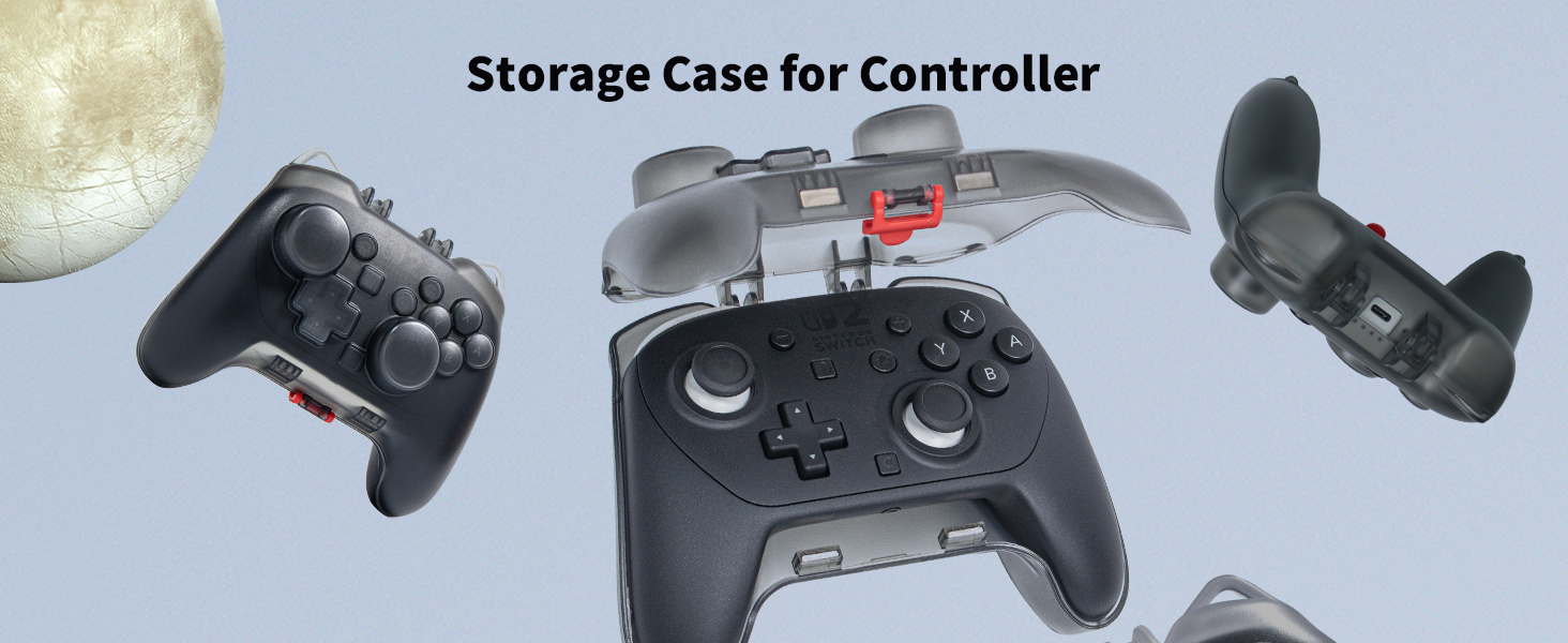 NANANINO Clear Protective Case for Nintendo Switch 2 Pro Controller