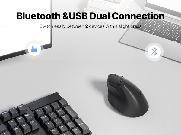 black ergonomic mouse