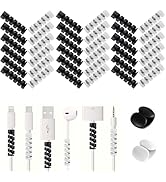 VIWIEU 36 PCS Charger Cable Protector for iPhone, Cord Protectors for Phone iPad Charging Cable w...