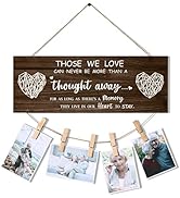 Zzbakress Memorial Picture Hanging Board,Bereavement Sympathy Grieving Gifts for Loss of Loved On...