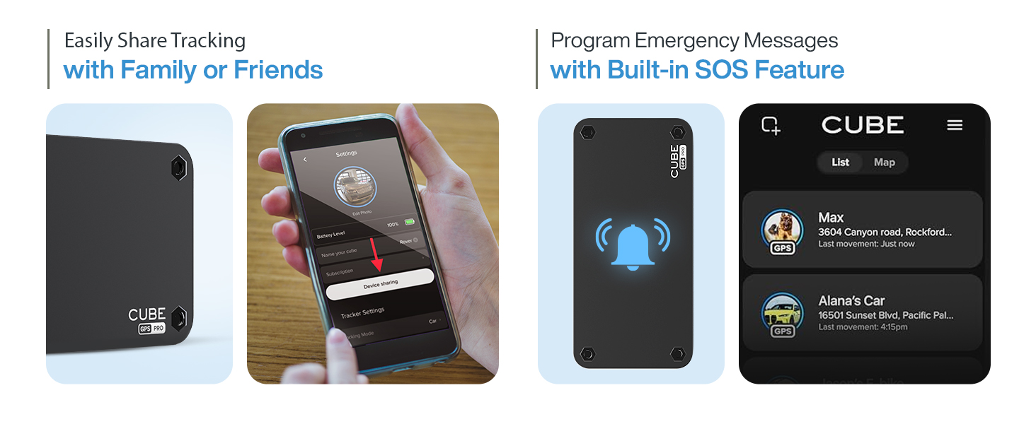 cube tracker magnetic car trackers for your vehicle car security anti theft spy gear for adults