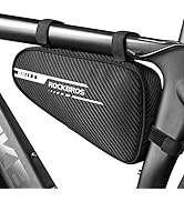 ROCKBROS Bike Bag Bicycle Frame Bag Bike Triangle Storage Bag Bike Accessories Pouch Cycling Pack...