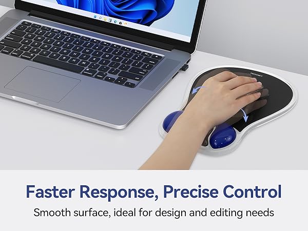 mouse pad with wrist rest