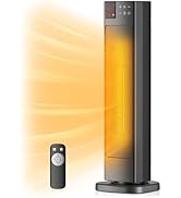 PELONIS Oscillating Ceramic Tower Indoor Space Heater for Home with Oscillation, Programmable The...