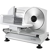 OSTBA Meat Slicer Machine for Home, Electric Deli Food Slicer with Removable 6.7” Stainless Steel...