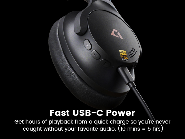 1Mii AI Y8+ Hybrid Noise Cancelling Headphones Bluetooth 6.0