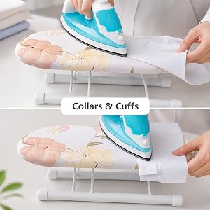 mini ironing board used for shirt collars and sleeve cuffs