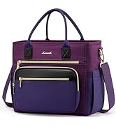 LOVEVOOK Insulated Lunch Bag Women,Wide Opening Adult Lunch Box Women,Leakproof Cooler Bag for Wo...