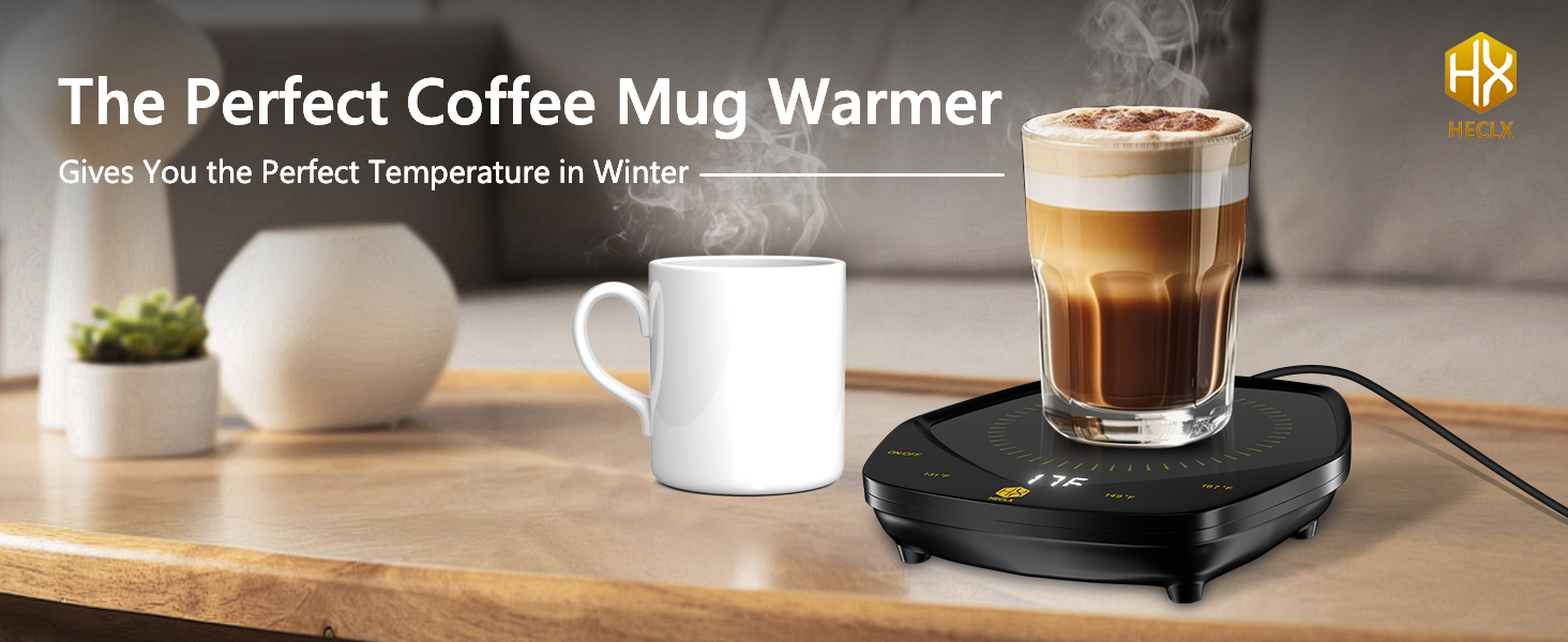 Smart Electric Beverage Warmer for Coffee, Tea, Water, Milk and Coco