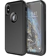 Diverbox for iPhone X Case/iPhone Xs Case [Shockproof] [Dropproof] [Tempered Glass Screen Protect...