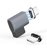 Tciogrxp 100W USB C Magnetic Adapter, 1PCS Magnetic USB C Adapter with 11 Pins, PD Fast Charging ...