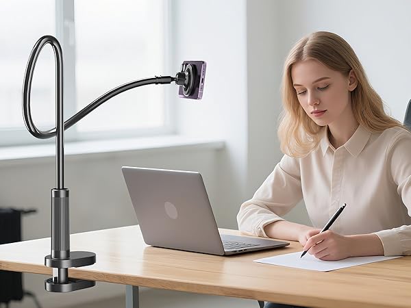 Gooseneck Phone Holder for Bed