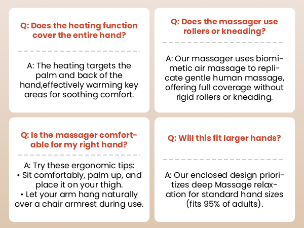 professional hand massager for arthritis and carpal tunnel with heat and compression UL certified