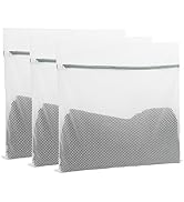 Guozcaray 3 Pcs 24 * 24 large laundry bag, laundry storage, washing machine bag with zipper mesh,...