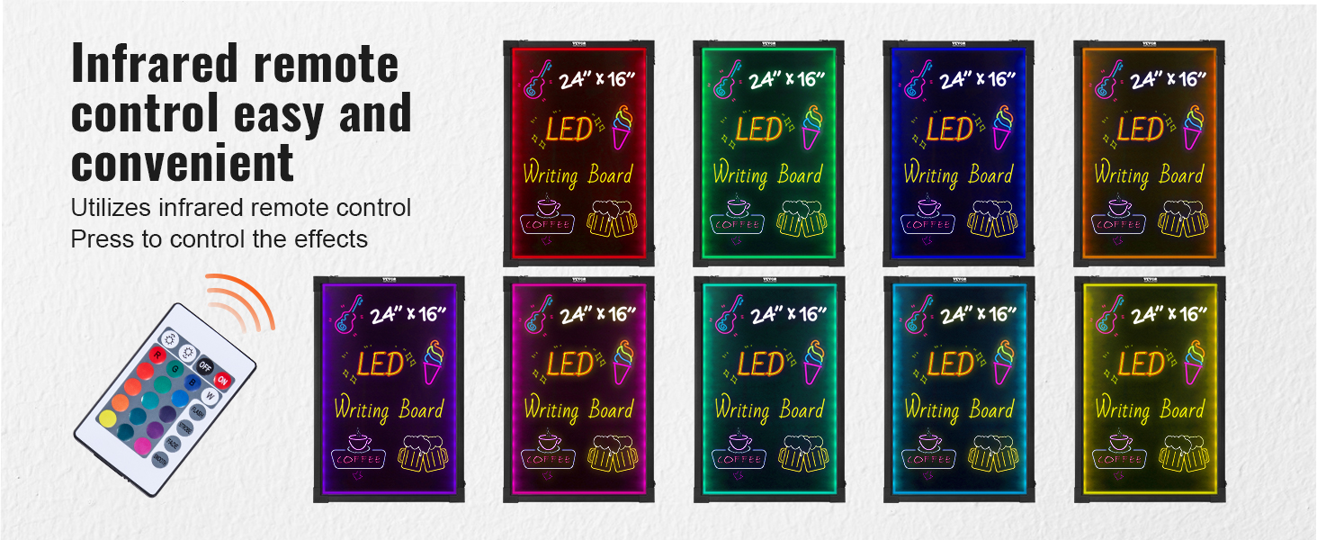 light up menu board