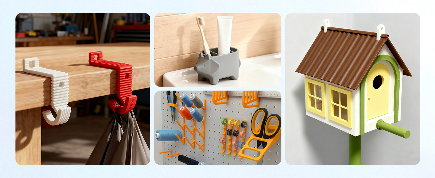 SUNLU PLA+2.0 3D Printer Filament Refill, High Toughness PLA+ Filament Bundle