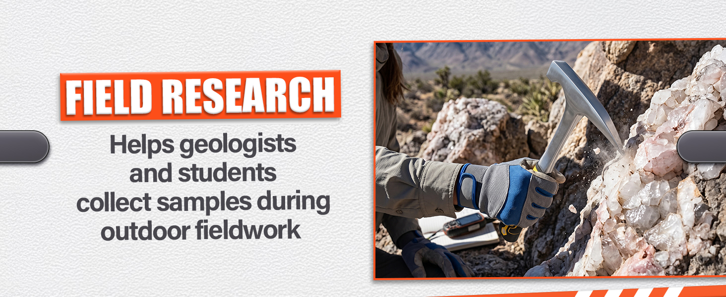 geology pick field research gunsmith geologist student rock sample collection tool