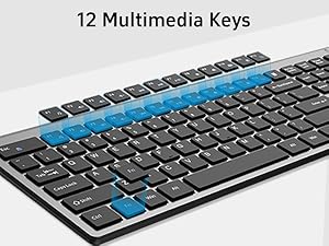 12 Multimedia Keys