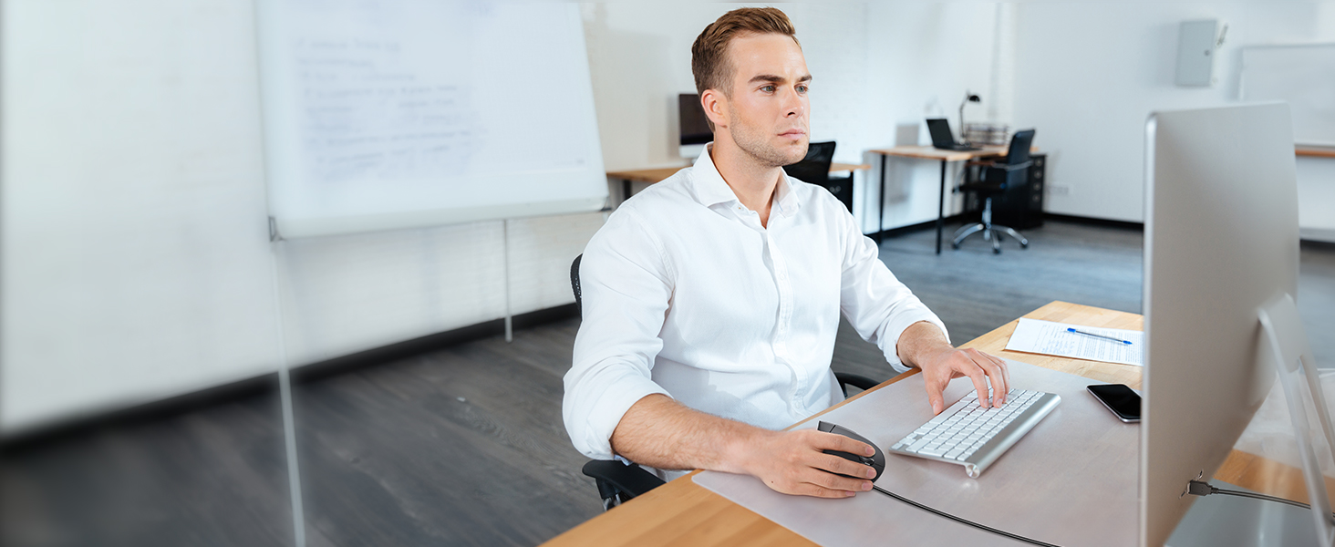 wired ergonomic mouse