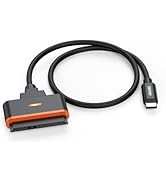FEMORO SATA to USB C Adapter, USB Type C to 2.5'' SATA Converter Cable External Hard Drive Compat...
