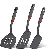 Hvanam Flexible Silicone Spatula Set For Nonstick Cookware Rubber Silicone Bpa-Free Heat Resistan...