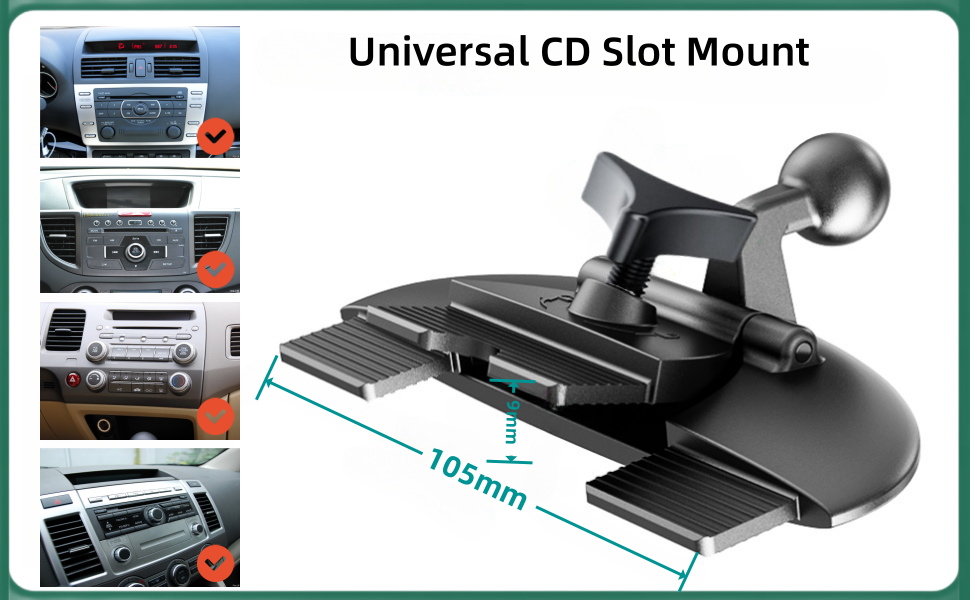 cd slot mount
