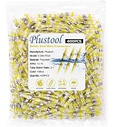 400PCS Yellow Solder Seal Wire Connectors AWG12-10, Plustool Solder Seal Heat Shrink Butt Connect...