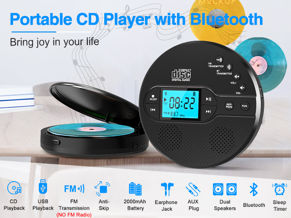 portable cd player for car