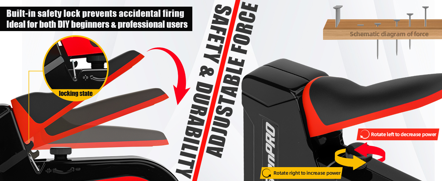 Upholstery Stapler Nail Gun for Fixing Material