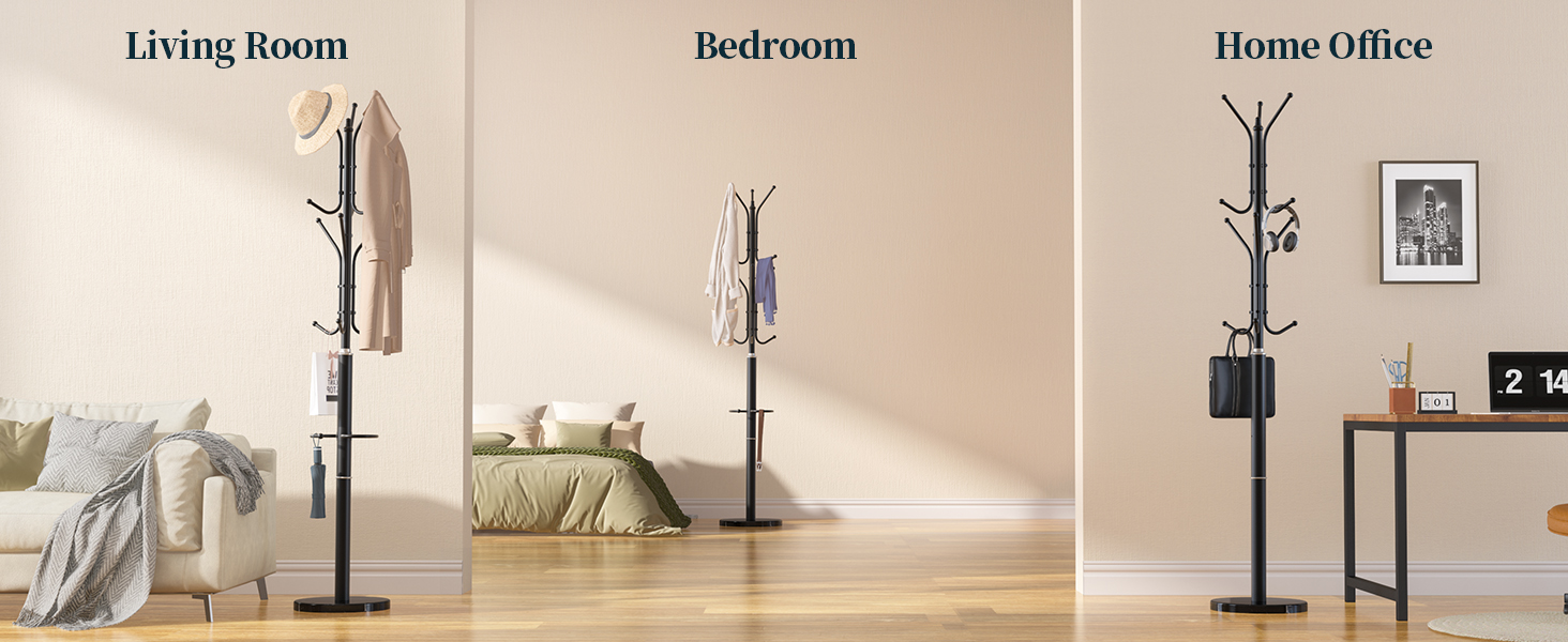 metal coat rack
