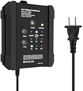 SUNMERIT 65W Outdoor Low Voltage Transformer, Outdoor Landscape Lighting Transformer with Timer a...