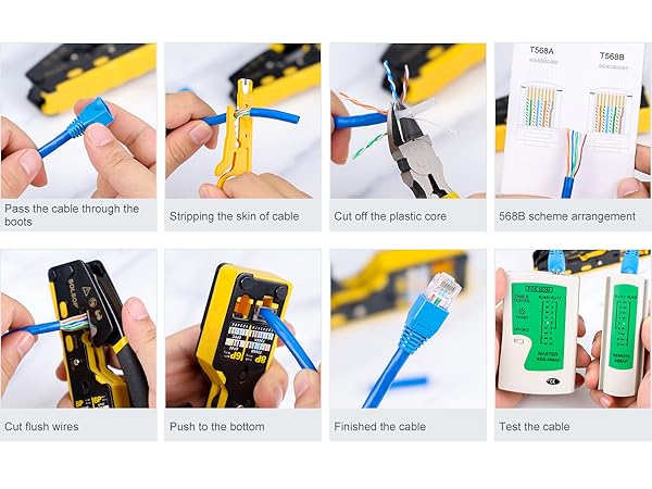 cat 6 crimping tool kit