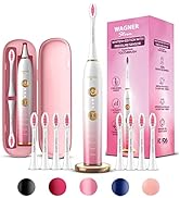 Wagner Stern WHITEN+ Edition. Smart Electric Toothbrush with Pressure Sensor. 5 Brushing Modes an...