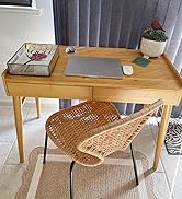 bamboo computer desk
