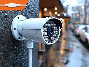Application of power extension cable in home monitoring