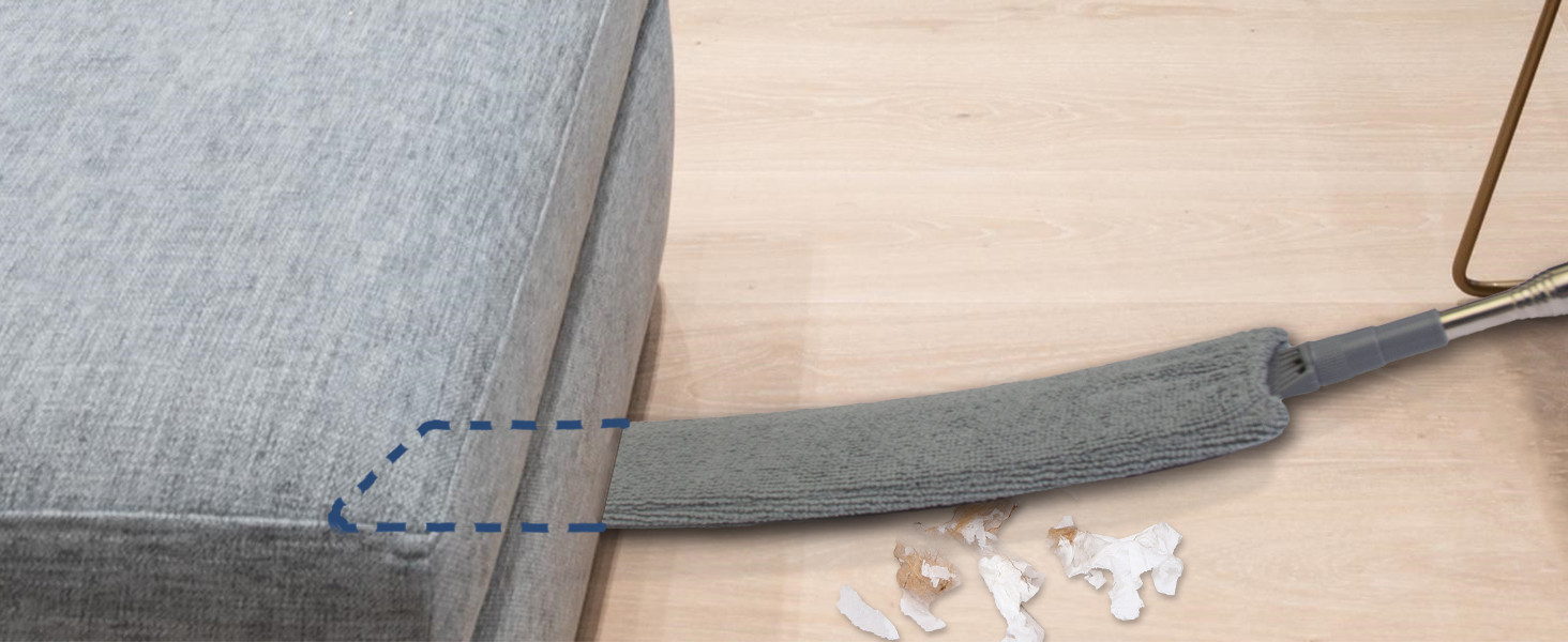 retractable gap dust cleaner washable